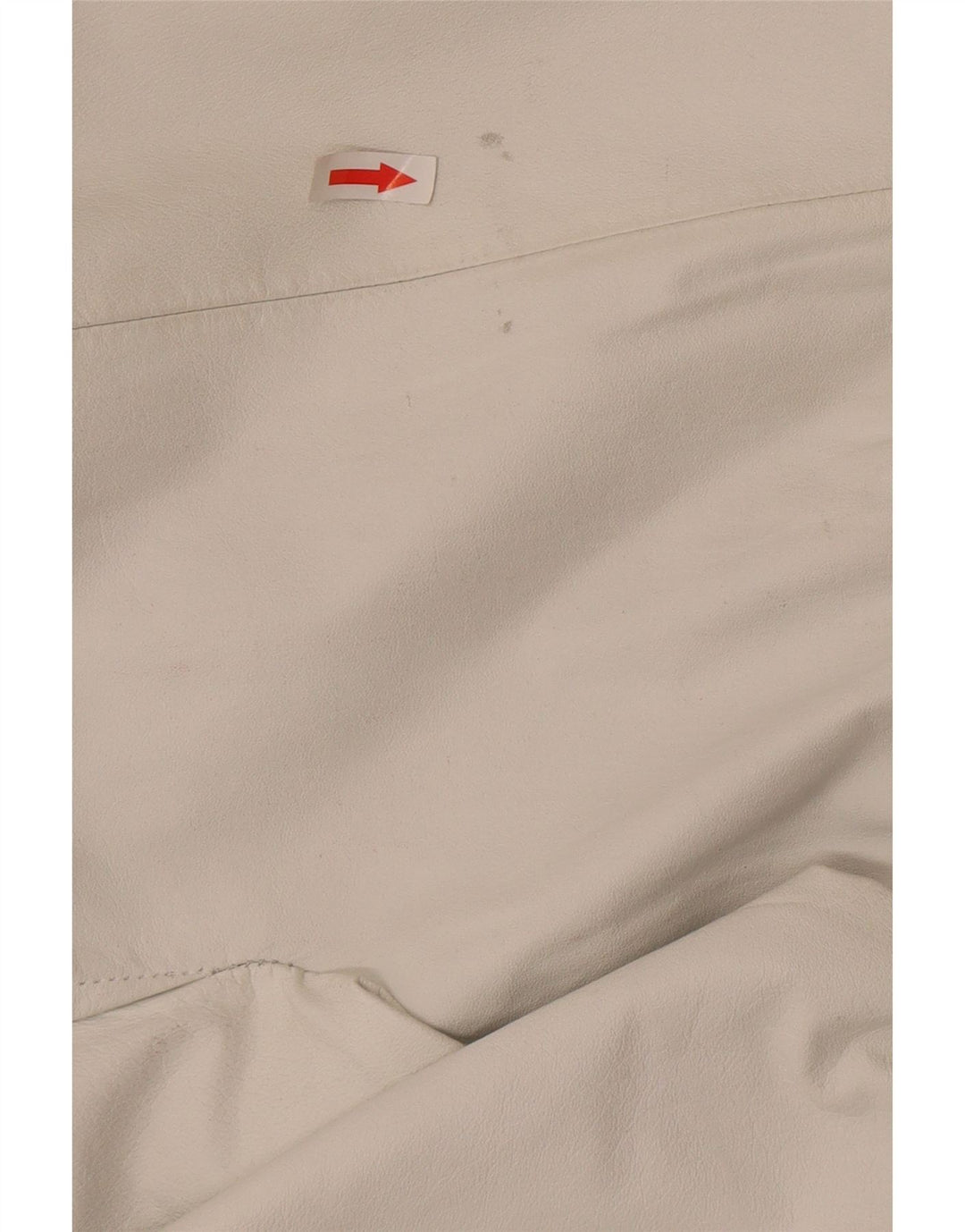 Veste en cuir militaire femme vintage EU 42 Grand cuir blanc