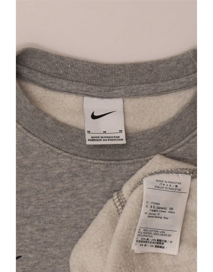 Nike Sweat-shirt en coton gris moyen pour homme
