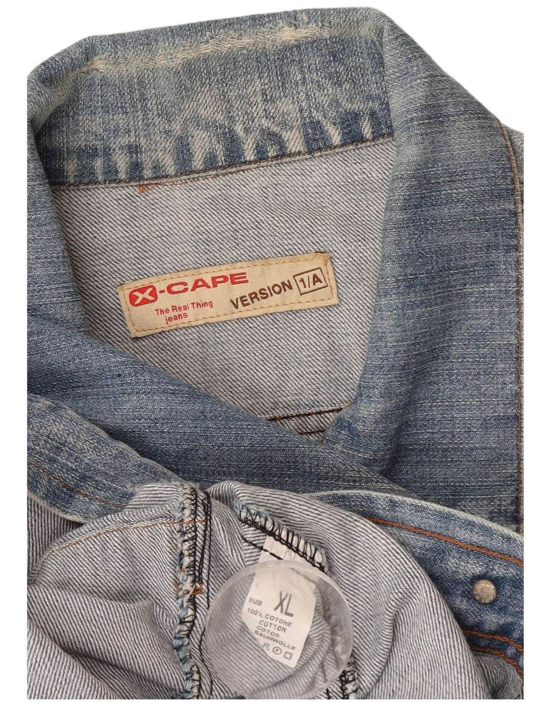 X-Cape Veste en Jean Femme UK 18 XL Bleu Coton