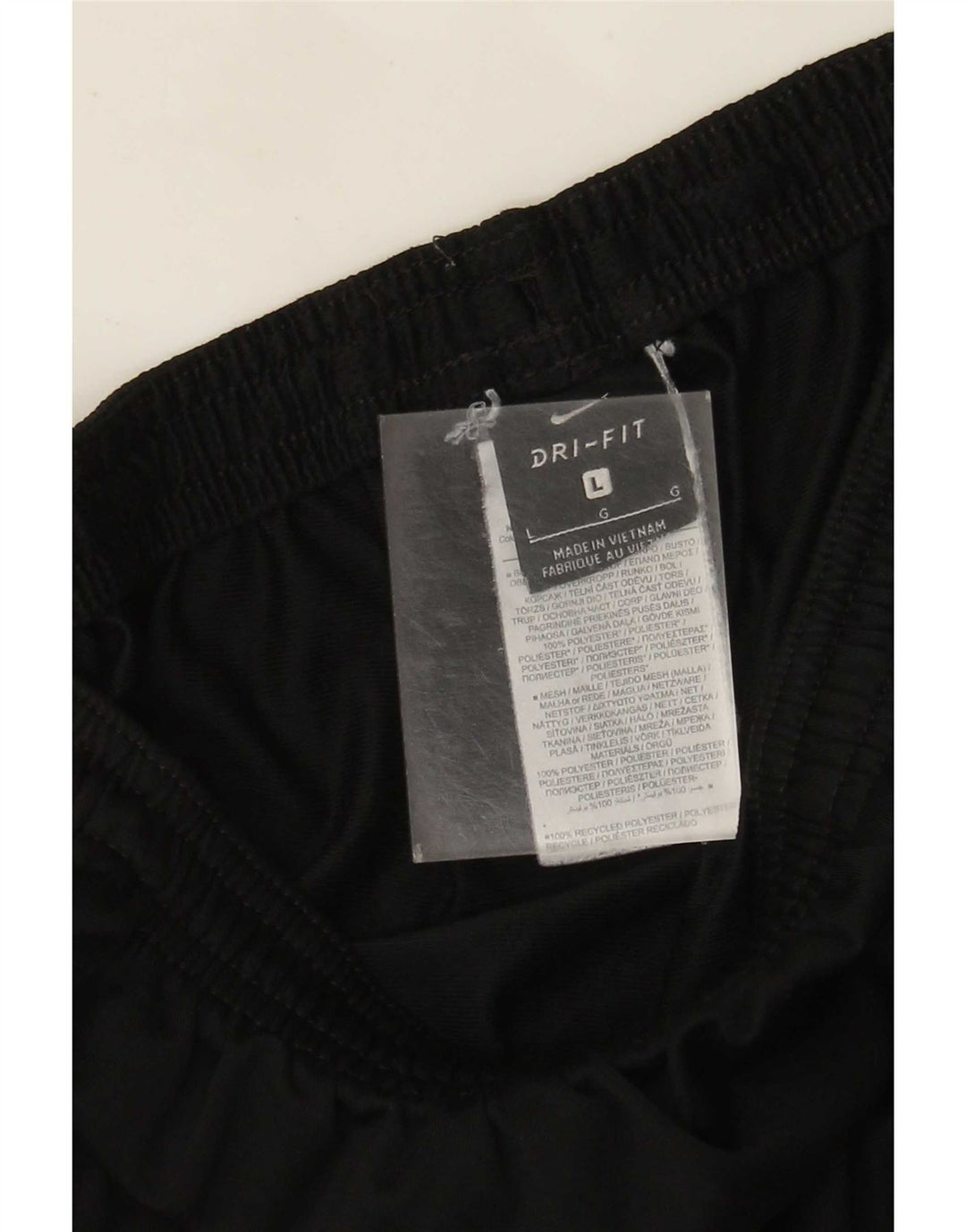 Pantalon de survêtement Nike Dri Fit pour hommes, grand, noir, polyester