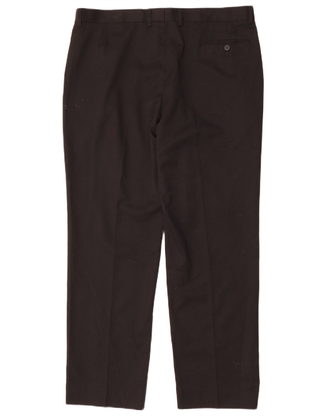 Marks & Spencer Pantalon Chino Coupe Regular Homme W38 L31 Noir Polyester