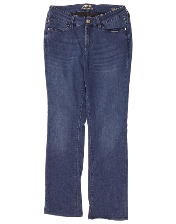 Guess Femme Cigarette Slim Jeans W29 L28 Bleu Coton