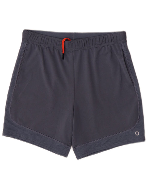 Marks & Spencer Boys Sport Shorts 12-13 Years Navy Blue Polyester