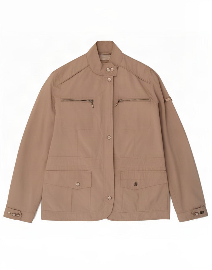 Geox Veste utilitaire Respira pour femme UK 12 Beige moyen Polyester