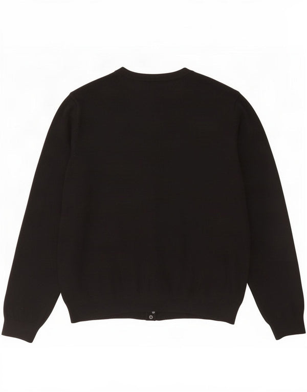 Marks & Spencer Pull Cardigan Femme UK 20 2XL Noir Viscose