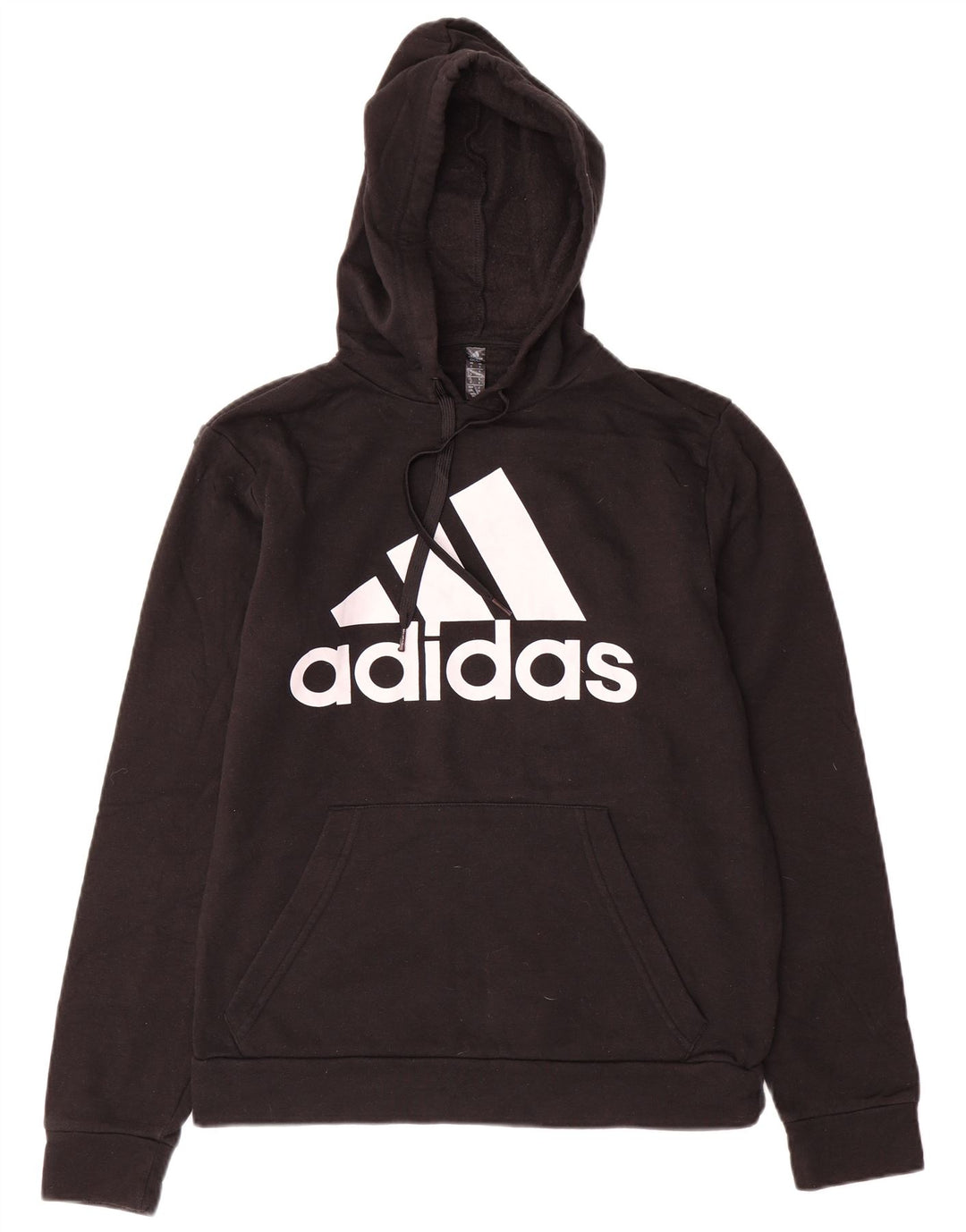 ADIDAS Pull à capuche graphique pour homme Petit coton noir