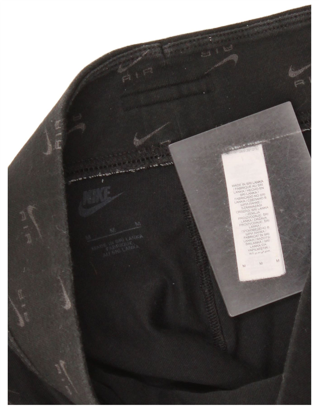 Nike Leggings graphiques pour femmes UK 12 coton noir moyen