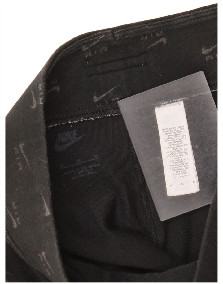 Nike Leggings graphiques pour femmes UK 12 coton noir moyen