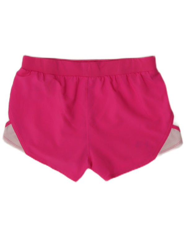Under Armour Short de Sport Fille 11-12 Ans Large Rose Colorblock