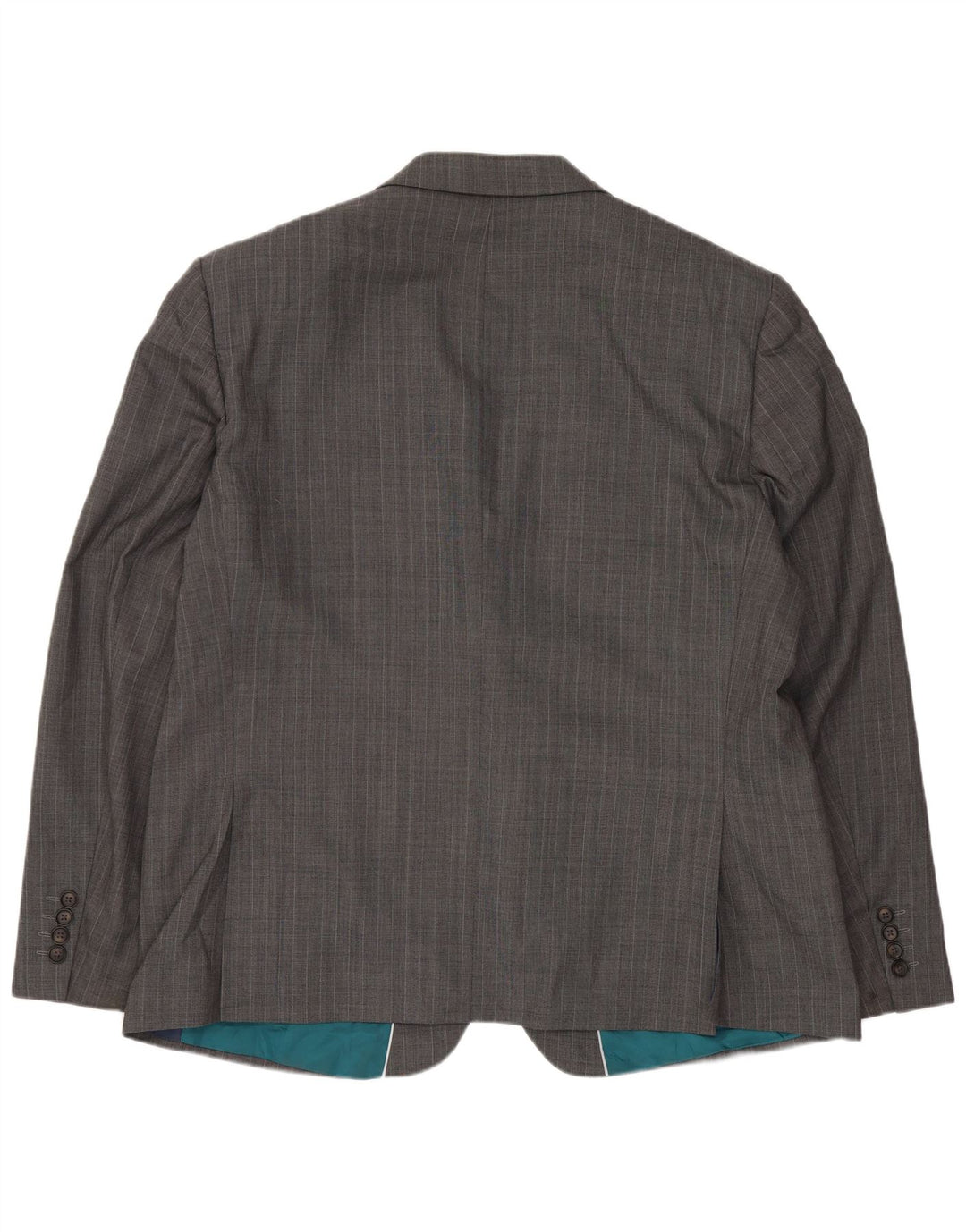 Marks & Spencer Veste blazer à 2 boutons pour homme IT 56 3XL en laine à fines rayures grises