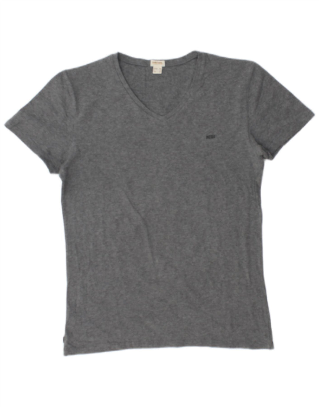DIESEL T-Shirt Femme UK 12 Gris Moyen
