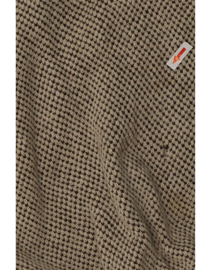 Bizzarro Pull col boutonné pour homme IT 48 Beige moyen moucheté