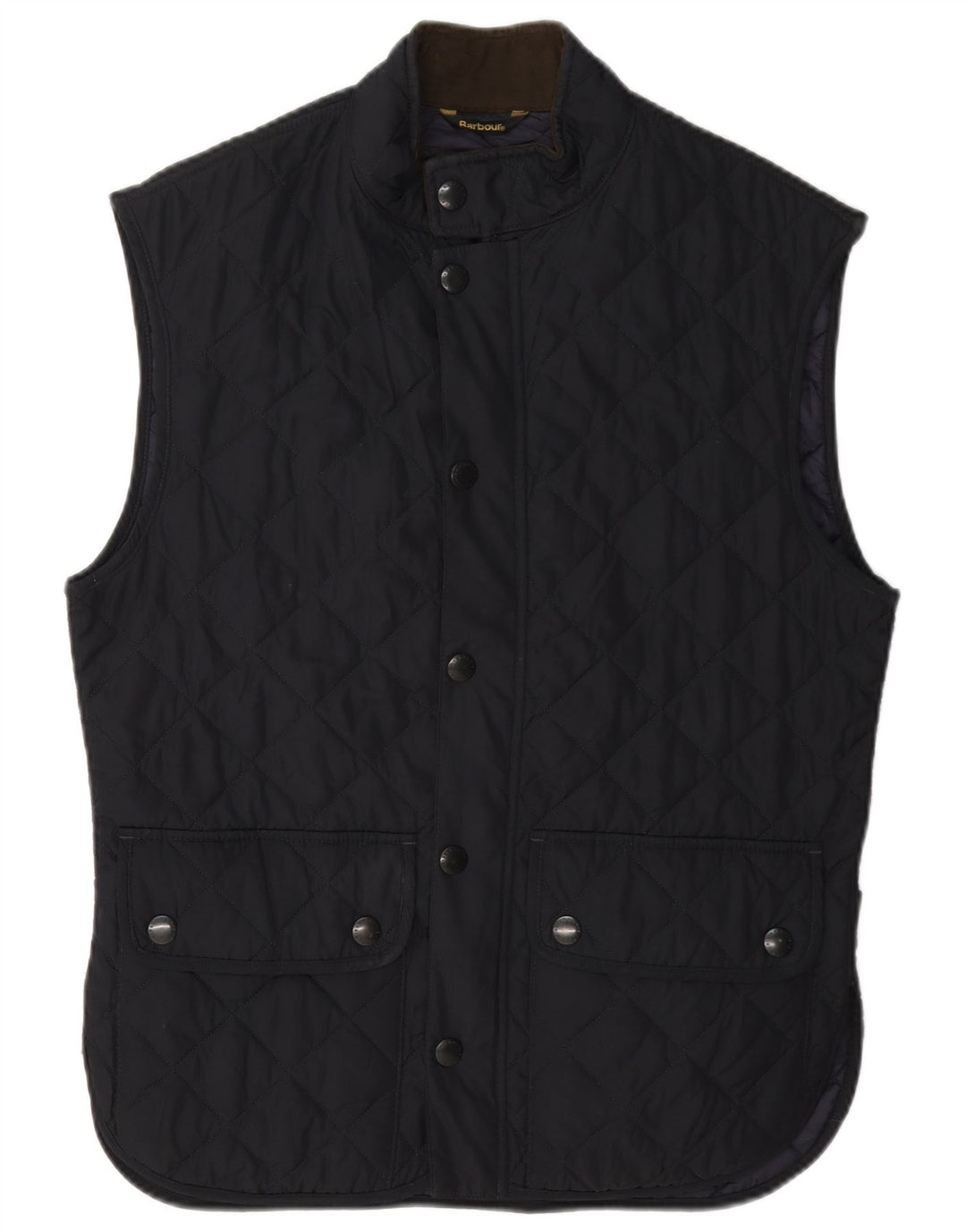 Barbour Gilet matelassé pour hommes UK 38 Polyester bleu marine moyen