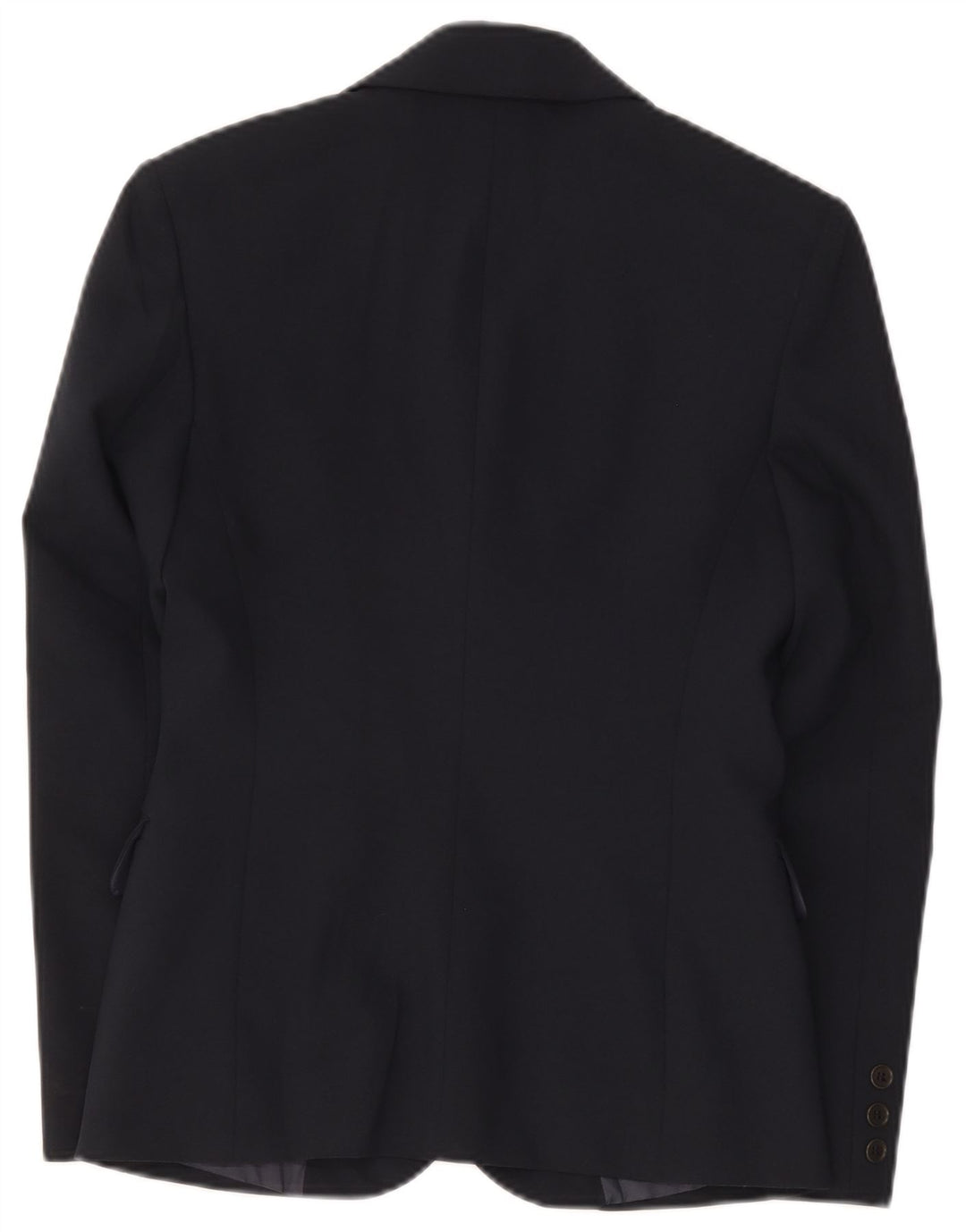 Sisley Veste Blazer 3 Boutons Femme IT 40 Petit Bleu Marine Polyester