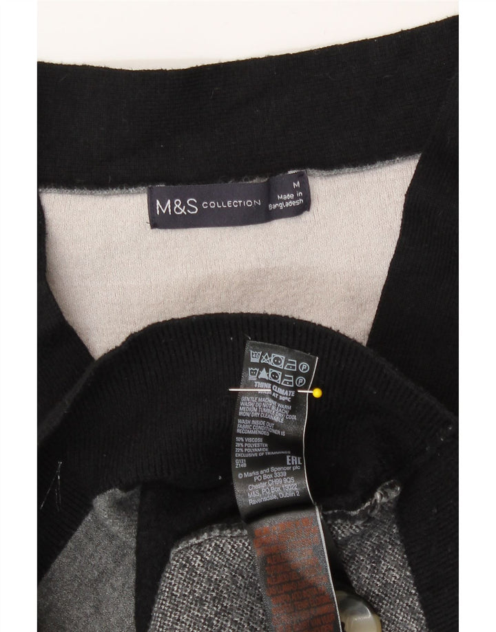 Marks & Spencer Pull Cardigan Femme UK 14 Moyen Multicolore