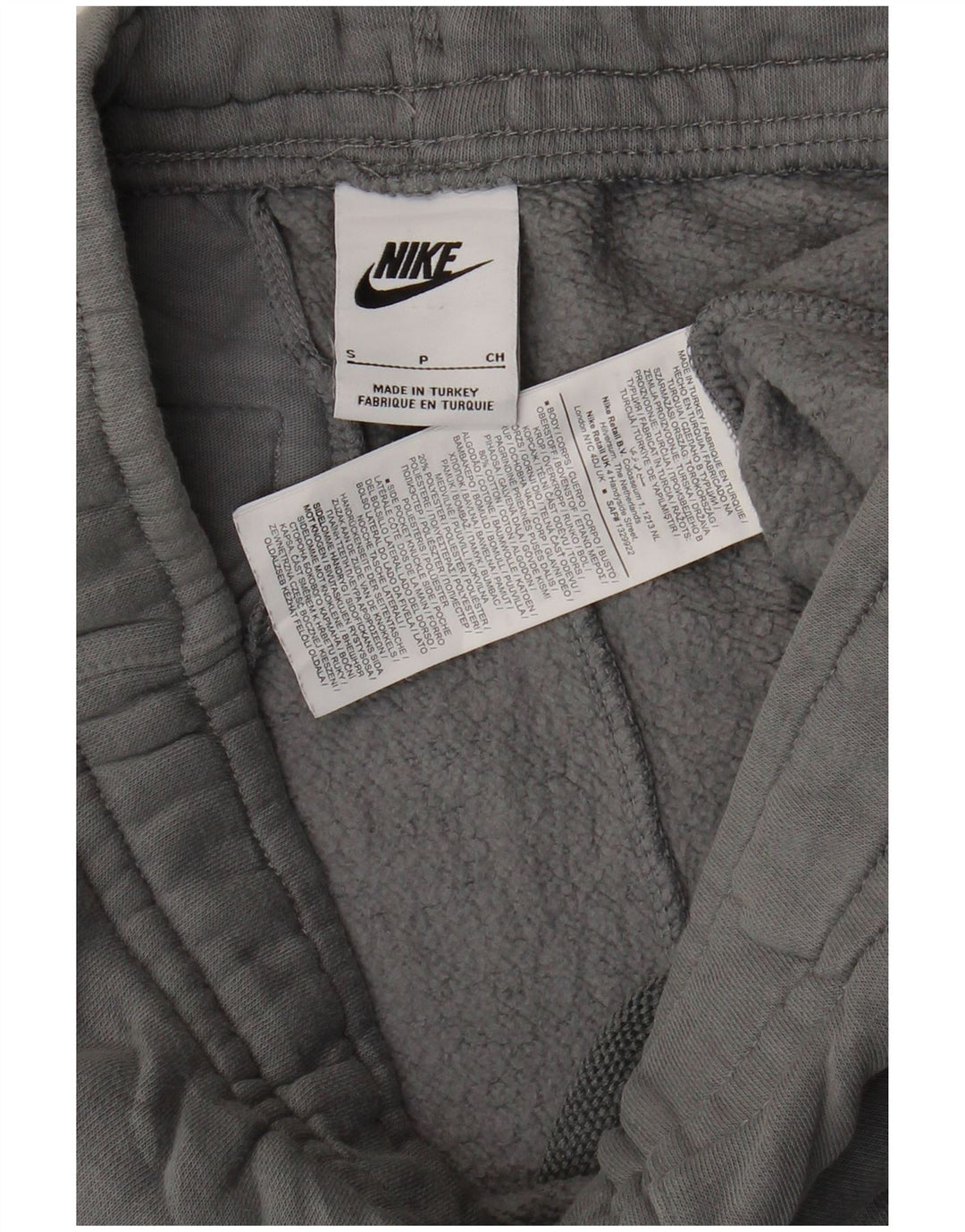 NIKE Pantalon de survêtement pour femme Joggers UK 10 Small Gris Coton