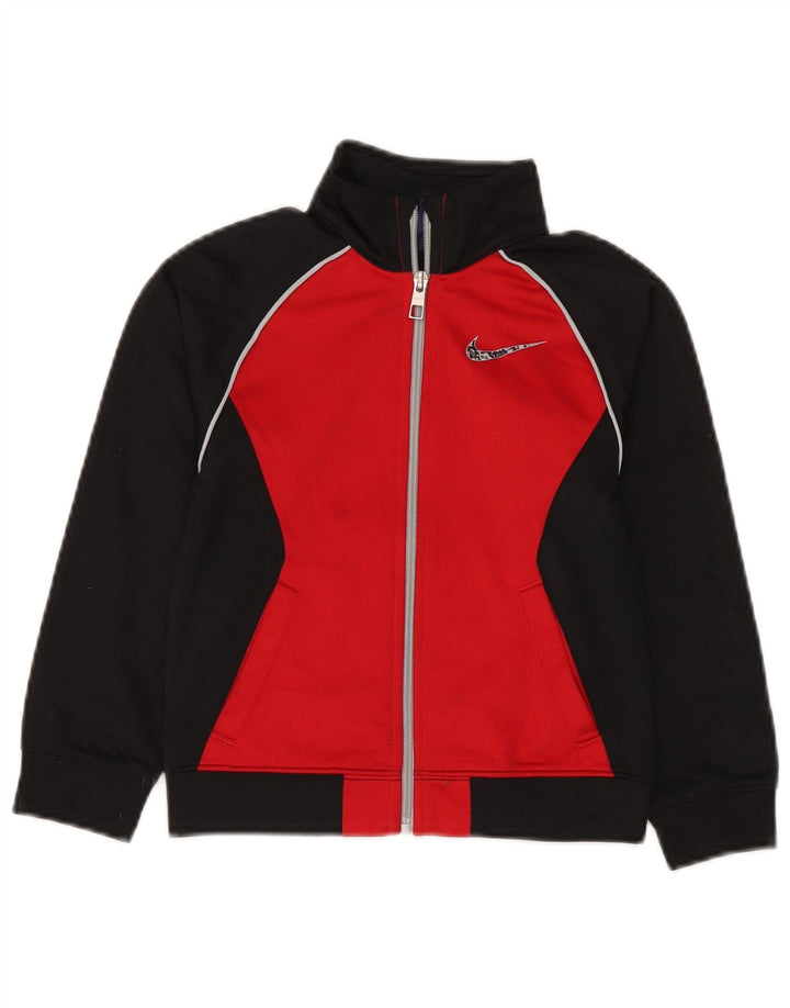 Nike Veste de survêtement pour garçon 5-6 ans Noir Colourblock Polyester