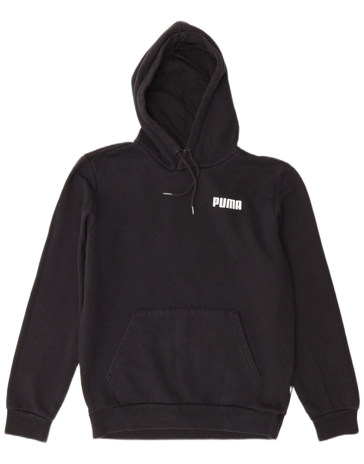 PUMA Pull à capuche pour homme Petit Noir Coton