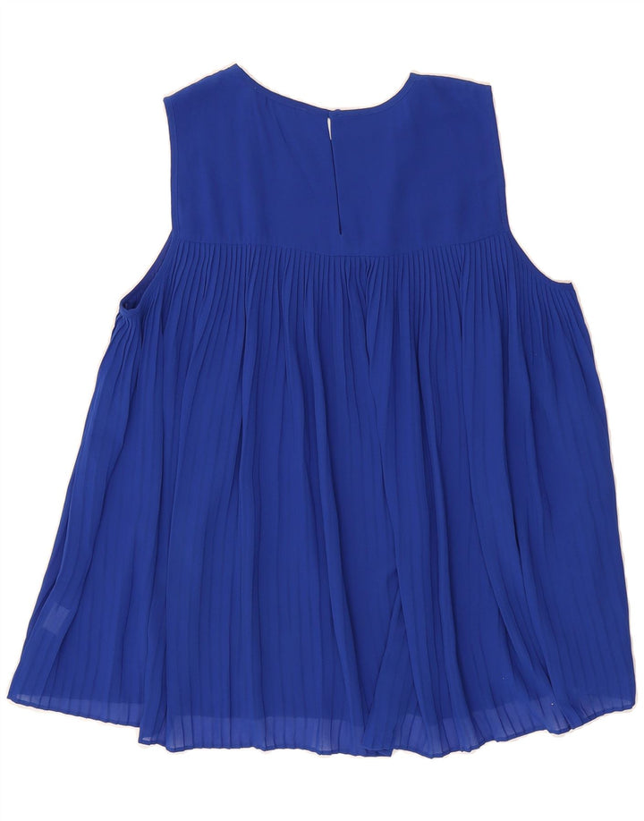 MICHAEL KORS Womens Sleeveless Blouse Top UK 18 XL Blue Vintage Michael Kors and Second-Hand Michael Kors from Messina Hembry 
