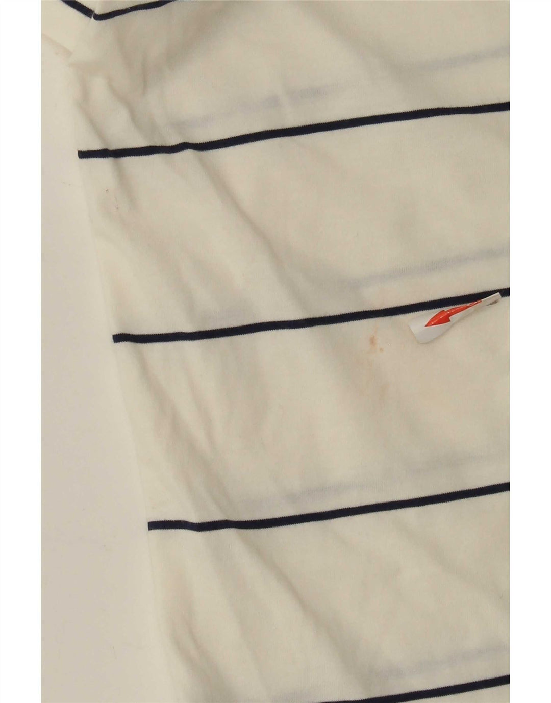 Nike Polo coupe classique pour homme 2XL en coton rayé blanc