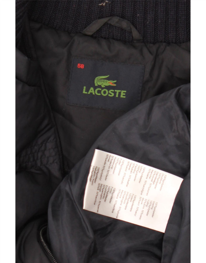 Lacoste Gilet matelassé homme IT 58 3XL bleu marine polyester