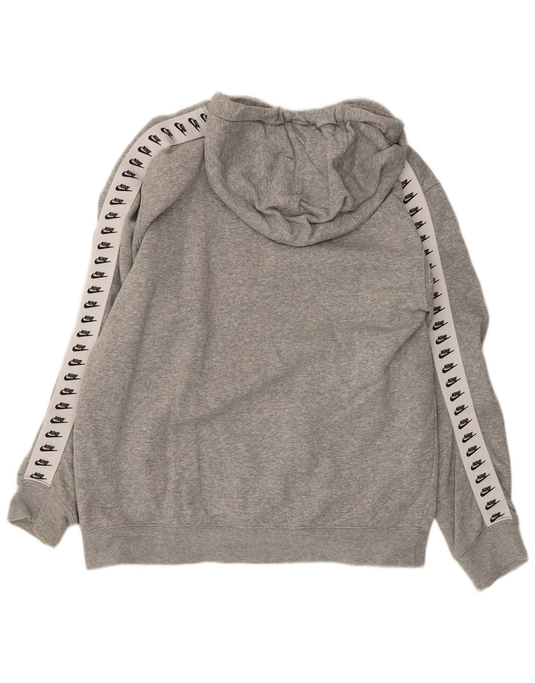 Nike Pull à capuche graphique en coton gris moyen pour homme