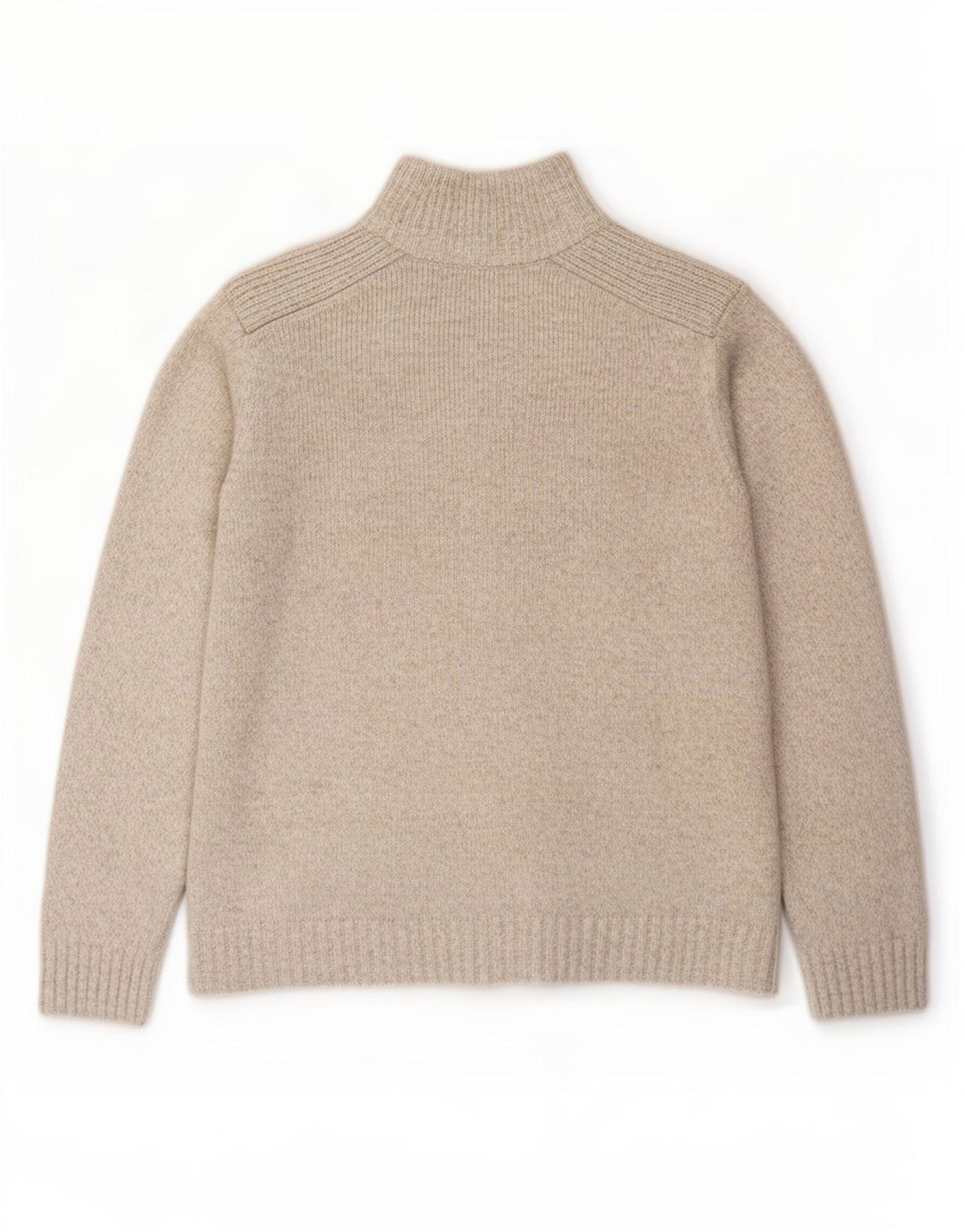 Marks & Spencer Pull Cardigan Homme Grand Acrylique Moucheté Beige