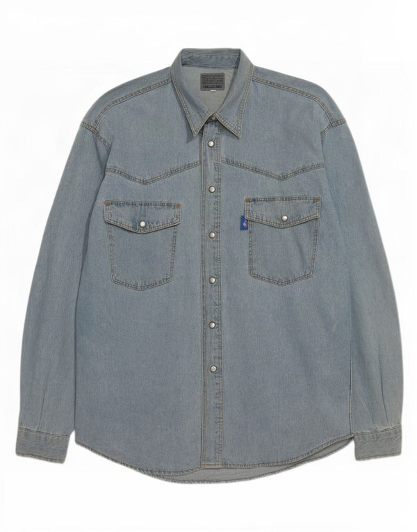 Vagabond Chemise En Jean Homme Bleu Moyen