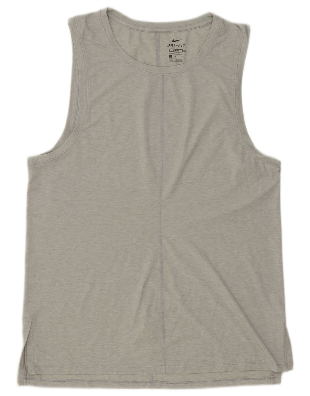 Nike Hommes Dri Fit Slim Débardeur Grand Gris Polyester