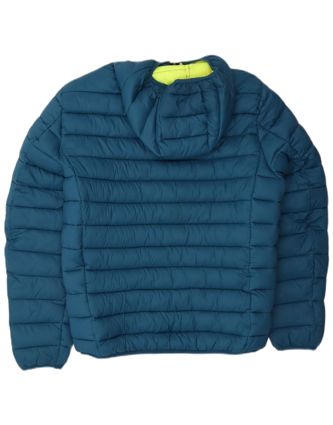 Lotto Veste matelassée à capuche pour homme UK 40 Large Bleu Polyester