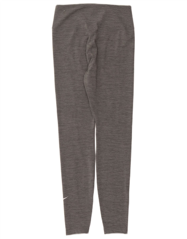 Nike Legging Dri Fit pour femme UK 8 Petit polyester moucheté gris