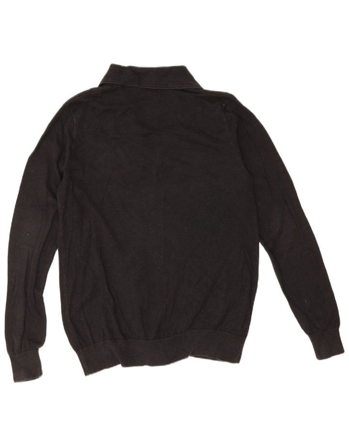 Fred Perry Pull Cardigan Garçon 13-14 Ans Grand Noir Coton