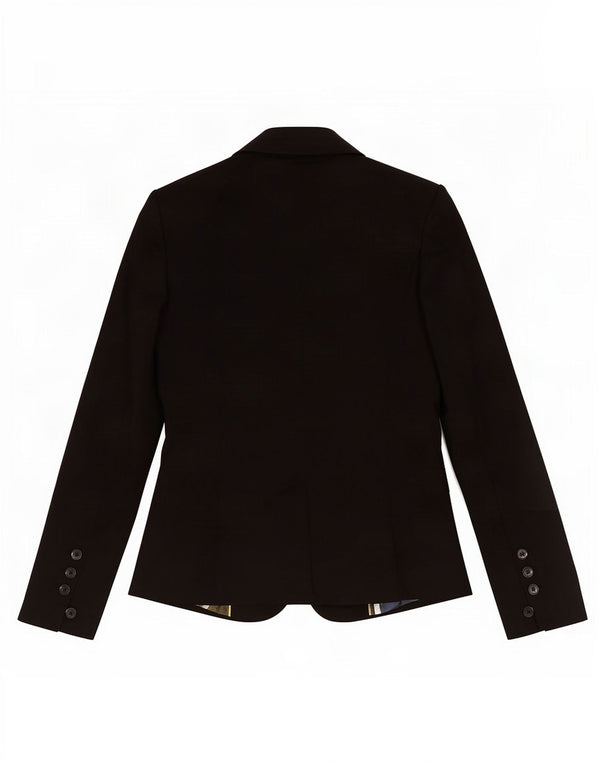 Ted Baker Veste blazer à 1 bouton pour femme Taille XS Noir