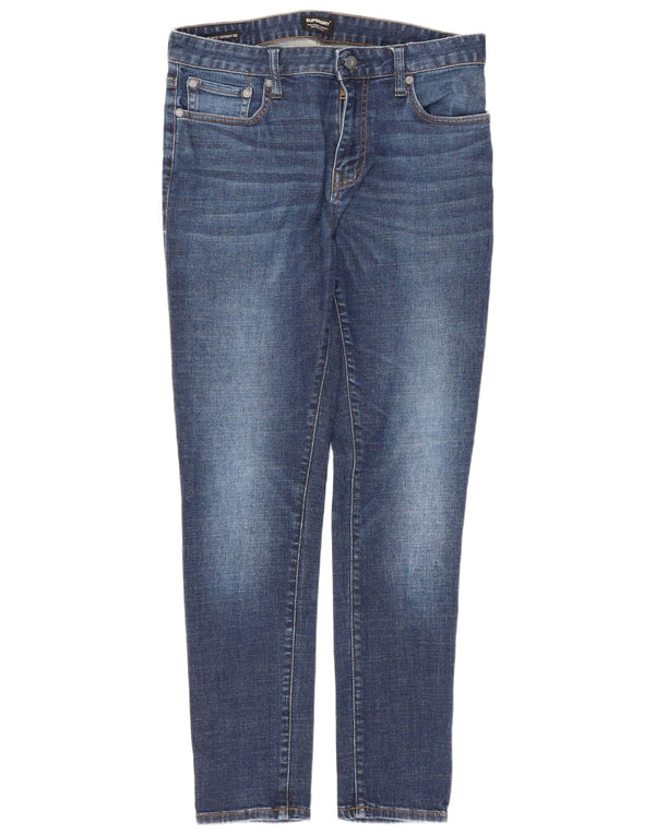 Superdry Jean Skinny Travis W32 L32 Homme Bleu Coton