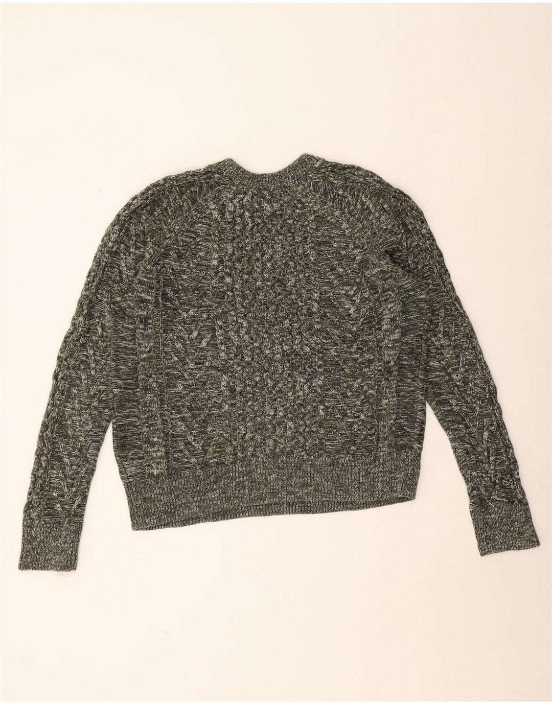 Gap Pull surdimensionné à col rond pour femme UK 16 Grand gris moucheté