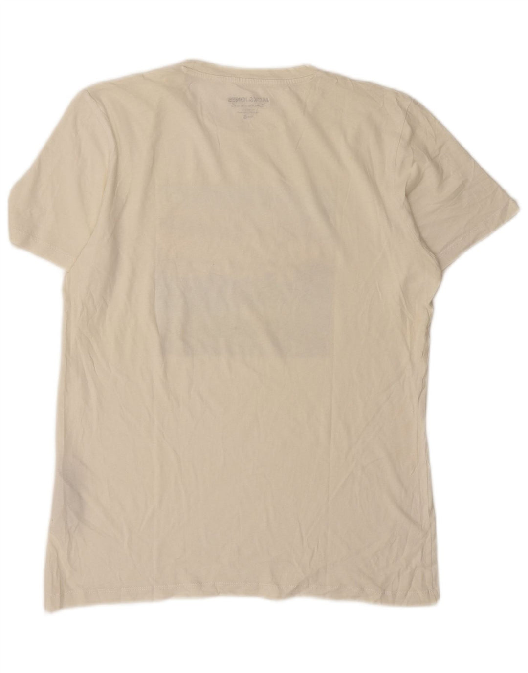 Jack & Jones T-Shirt Graphique Homme Petit Blanc Coton