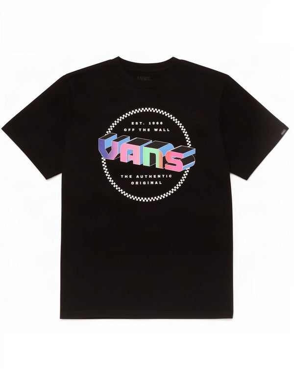 Vans T-shirt graphique coupe classique pour garçon 14-15 ans XL noir coton
