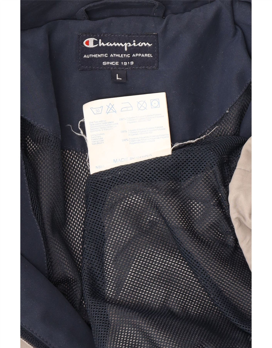 CHAMPION Veste de Survêtement Homme Grand Gris Polyester