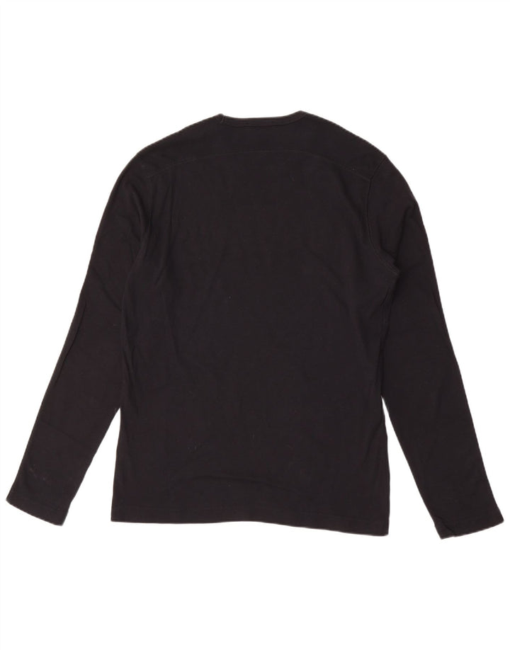 Gas Haut Graphique Homme Manches Longues Grand Coton Noir
