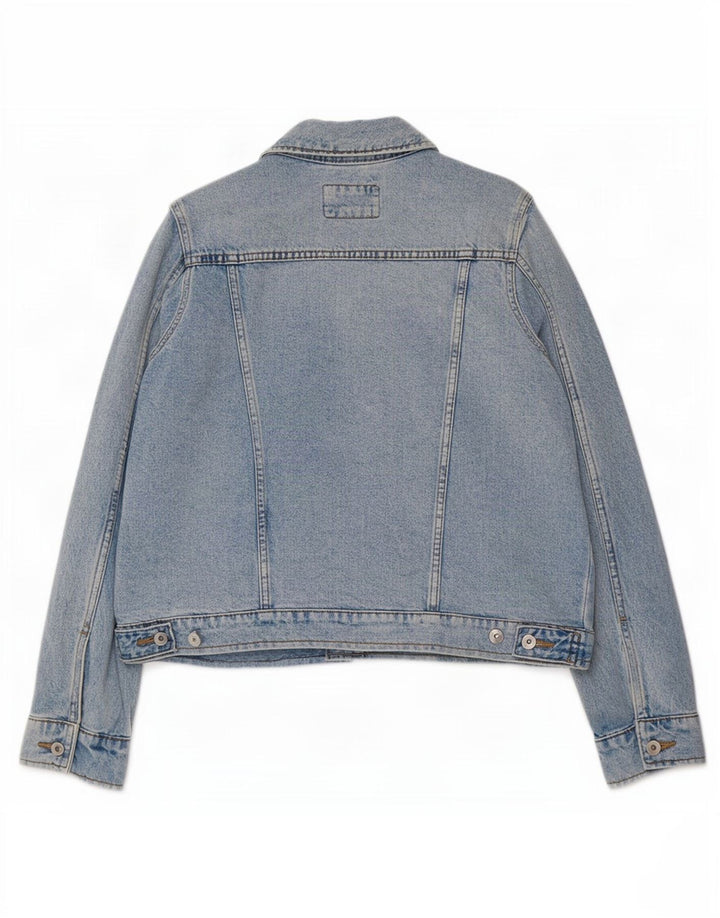 Marks & Spencer Veste en jean pour femme UK 14 Bleu moyen Coton