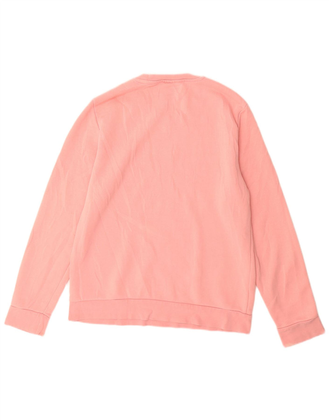 Adidas Sweat-shirt graphique pour femme UK 12/14 en coton rose moyen