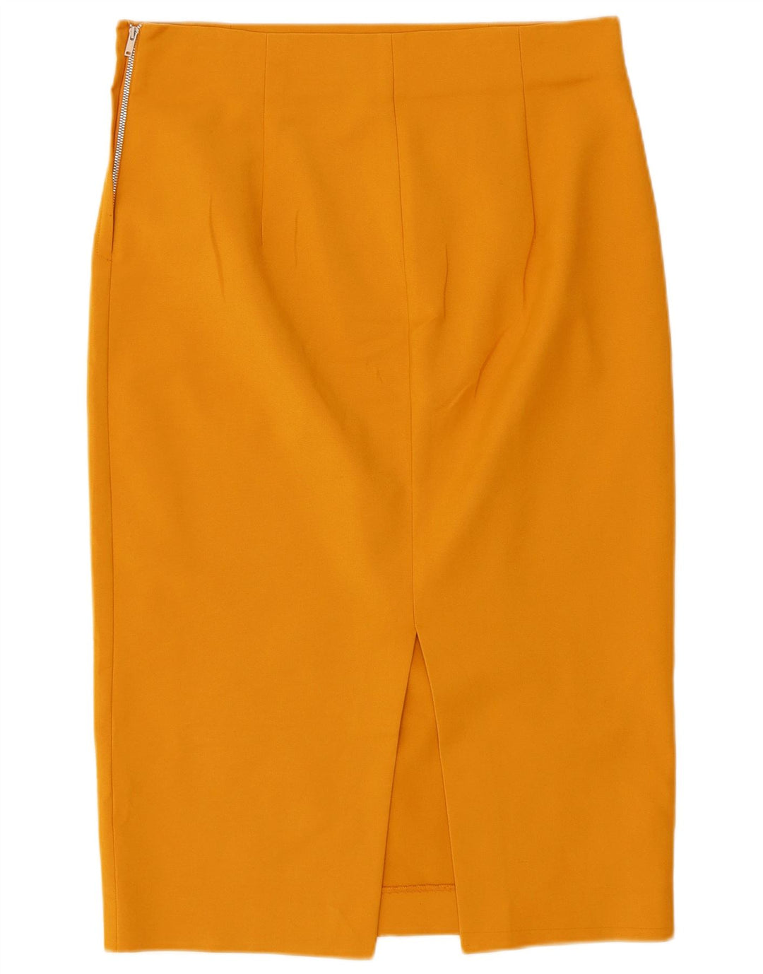 Jupe Crayon Femme Zara Large W30 Jaune