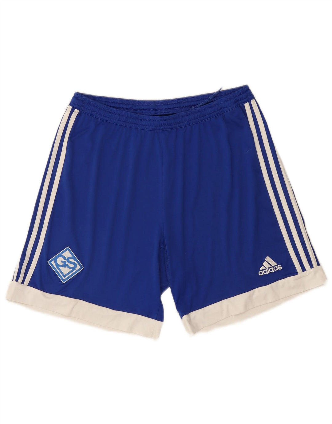 Adidas Short de sport Climacool pour homme, grand bleu, polyester color block