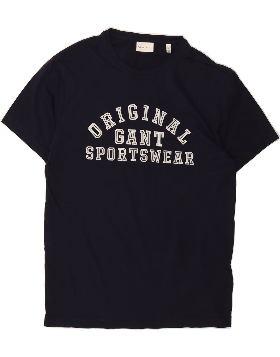 GANT Mens Graphic T-Shirt Top Medium Navy Blue Cotton Vintage Gant and Second-Hand Gant from Messina Hembry 