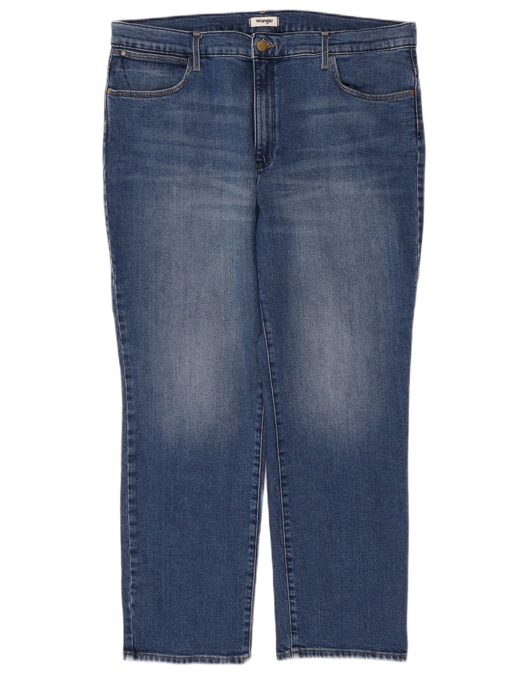 WRANGLER Jean droit homme W36 L30 bleu coton