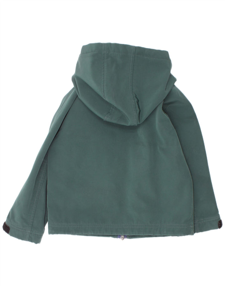 K-Way Veste coupe-vent à capuche pour garçon 4-5 ans Vert Polyester