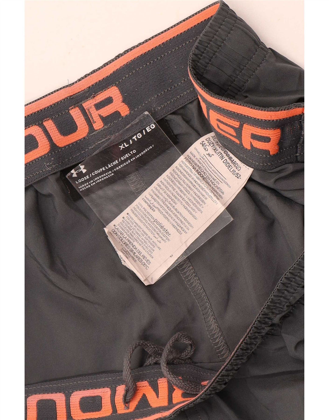 Under Armour Short de Sport Graphic Homme XL Gris