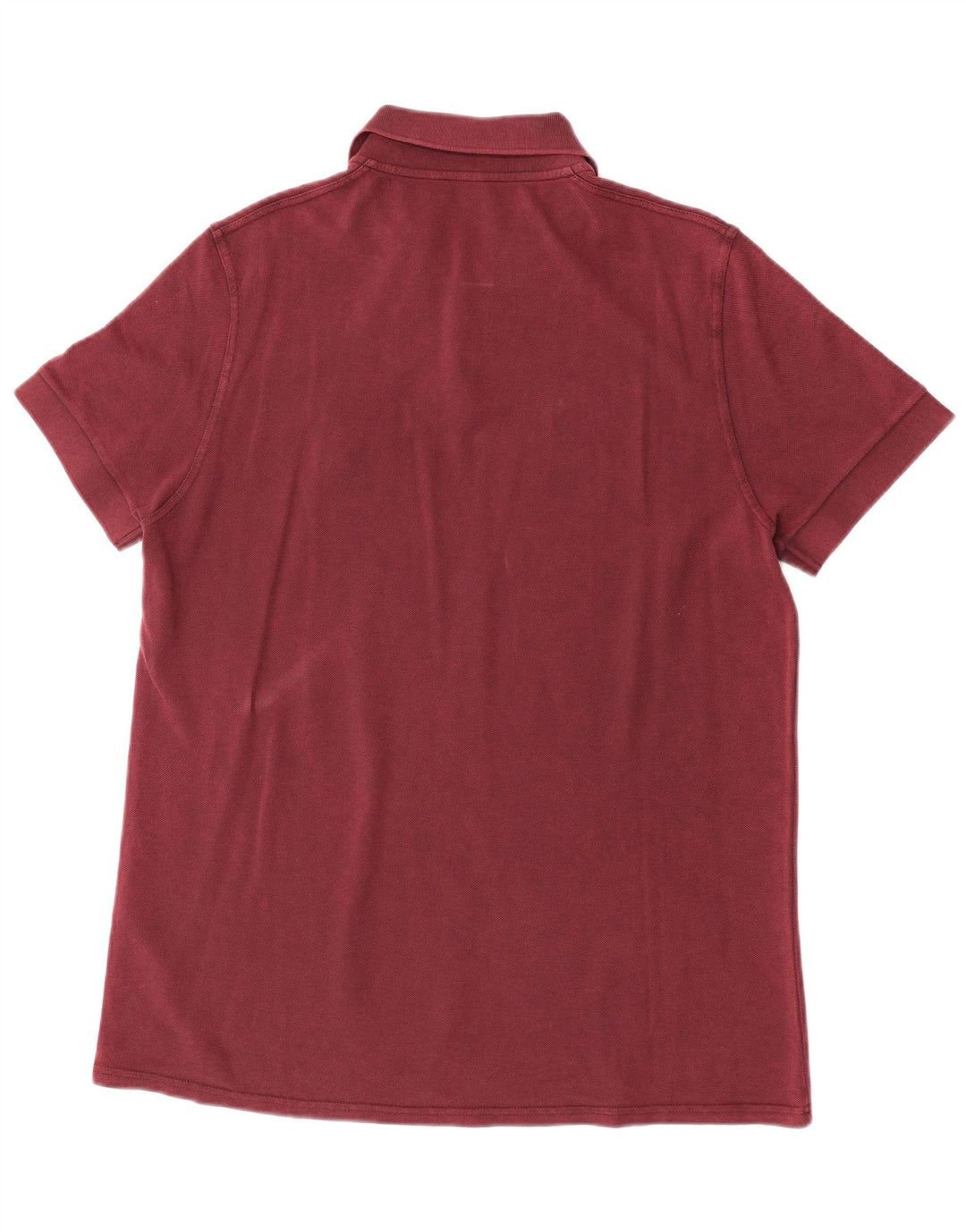 Saint Laurent Polo Homme Large Coton Bordeaux