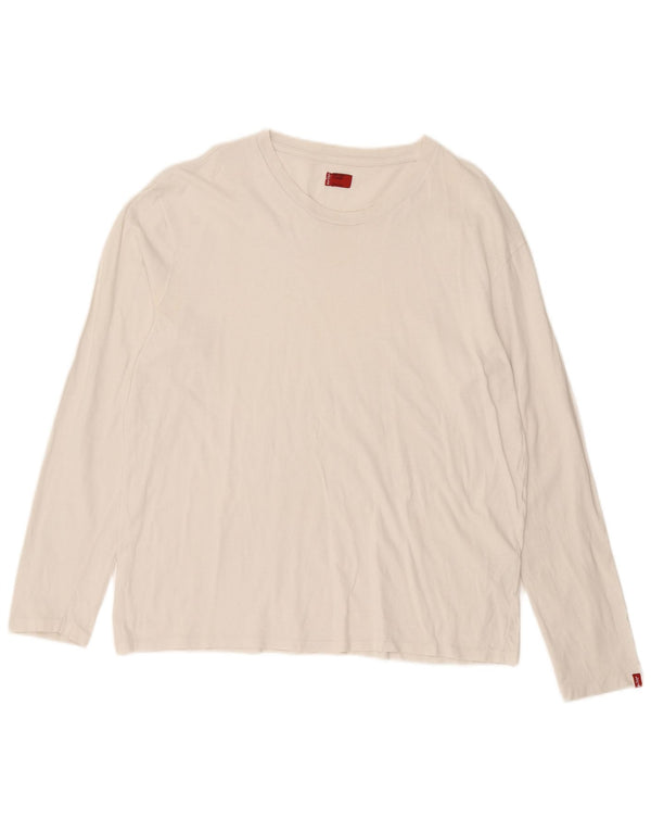 Levi's Top Manches Longues XL Homme Blanc Coton