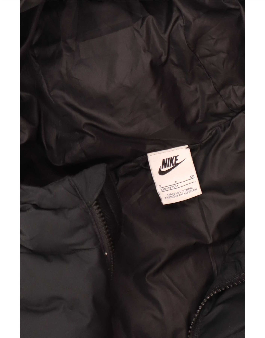 Nike Veste rembourrée à capuche pour fille 8-9 ans Petit Noir